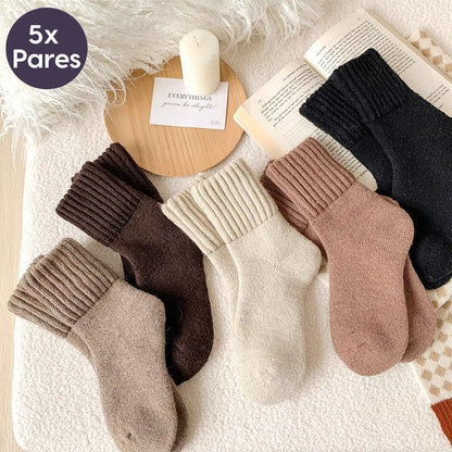 5x Pares - Calcetines Cómodos de Invierno